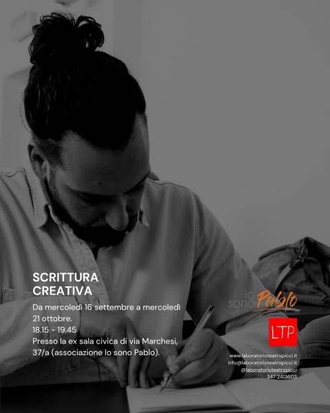 CORSO DI SCRITTURA CREATIVA